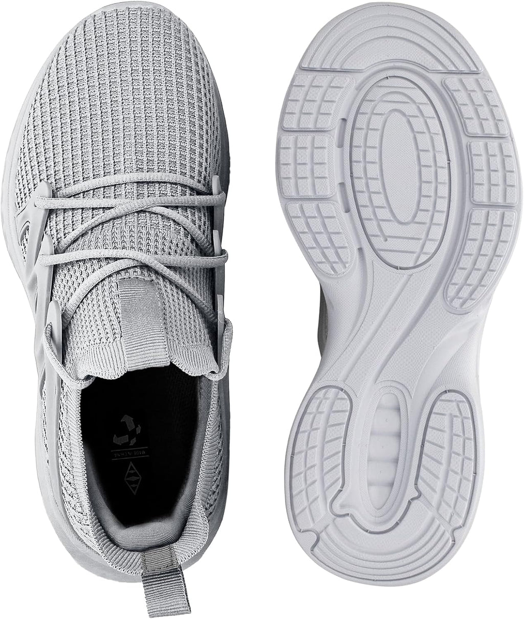 Pujcs Men's Slip on Walking Shoes Lightweight Breathable Non Slip Running Shoes Athletic Gym Tennis Shoes Sneakers for Men