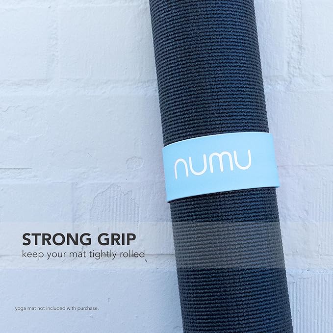 Numu Yoga Mat Strap Slap Band - Easy Snap On to Keep Exercise Mat Tightly Rolled and Secured for Yoga Mat Storage and Travel-FlexoryFit