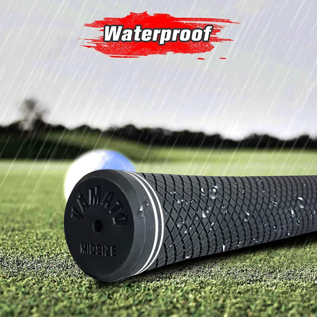 Yamato Innovative Golf Grips 13 Pack Midsize/Standardsize Golf Club Grips, All-Weather Firm Control And High Performance Grips Provides Superior Comfort And Responsiveness,4 colors Available