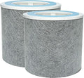 Nispira HC452 HP102 Replacement Filter For Shark NanoSeal Air Purifier HP102PET, HP100, HP105 HC450, HC451, HC455, UA455 3-in-1 True HEPA Activated Carbon Part HE1FKPET, 2 Pack