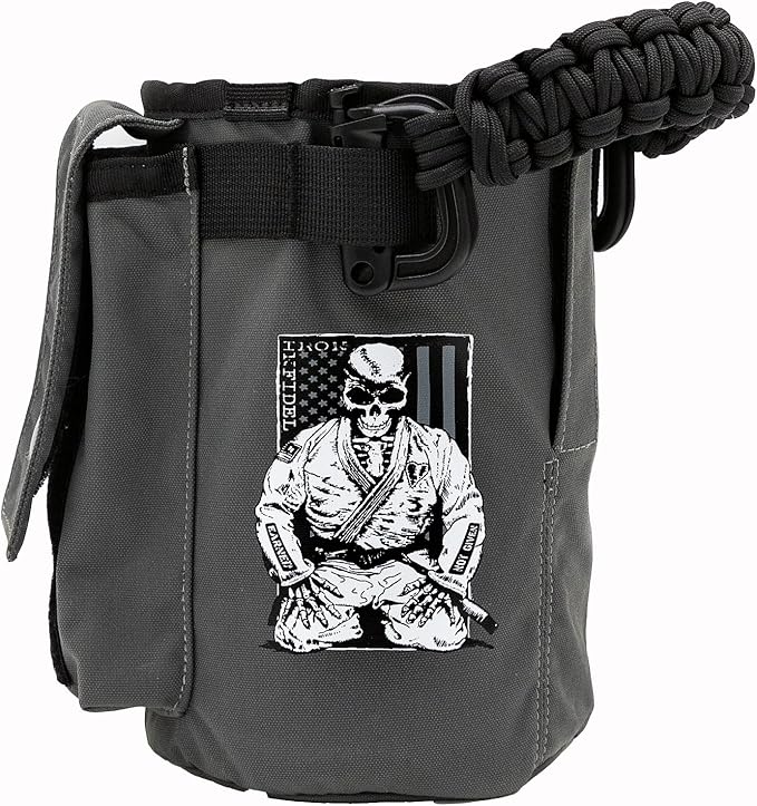 Iron InfideI Battle Bottle Sleeve - 64 oz and 32 oz Water Bottle Sleeve Only for Half Gallon 1L Steel Water Bottle | Rugged Cover with Molle for Versatile Design with Storage for Phone, Wallet & Keys-FlexoryFit
