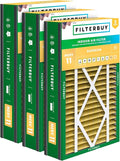 Filterbuy 16x25x3 Air Filter MERV 11 (MPR 1200) Allergen Defense Replacement (3-Pack), Pleated HVAC AC Furnace Filters for Trion Air Bear, Lennox X0581, and More (Actual Size: 15.63 x 24.13 x 3.00)