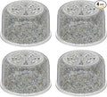 4 Pack Shower Head Filter Replacement Cartridge Compatible with All Canopy Fixed & Handheld Filtered Shower Head, Shower Filter For Hard Water