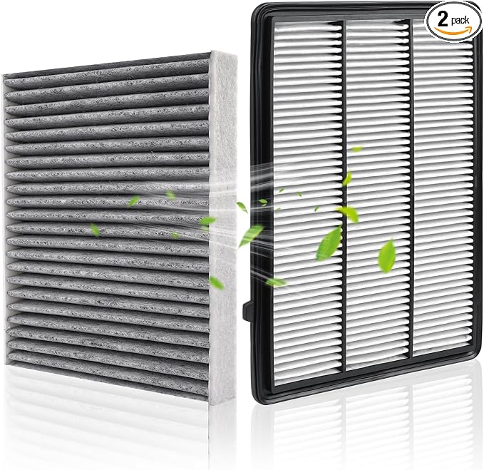 Engine & Cabin Air Filter for Infiniti QX50 2.0L 2019-2025, QX55 2022-2025 Air by StaunchAuto