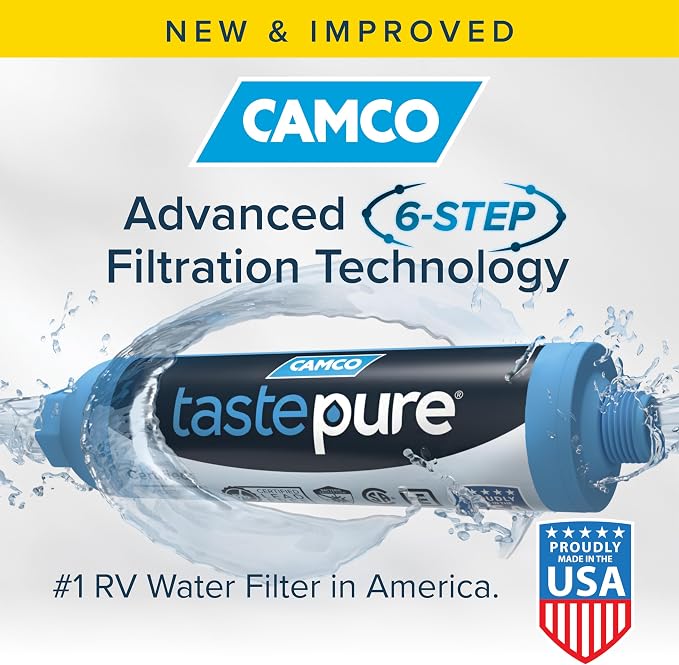 Camco TastePURE Water Filter, 6-Step Filtration | - Image 2