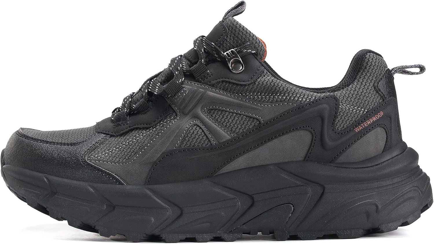 EARLDE Men's Waterproof Hiking Shoes | Trekking Outdoor Sneaker | Lightweight Non-Slip Soles