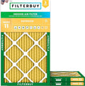 Filterbuy 18x36x1 Air Filter MERV 11 (MPR 1200) Allergen Defense Replacement (3-Pack), Electrostatic Pleated HVAC AC Furnace Filters, Made in USA (Actual Size: 17.50 x 35.50 x 0.75)