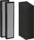 Germ Guardian 2 Pack Smoke Clear Filter Fit for AC4825, AC4300, AC4800, AC4900, AC4850 Air Purifier Replacement