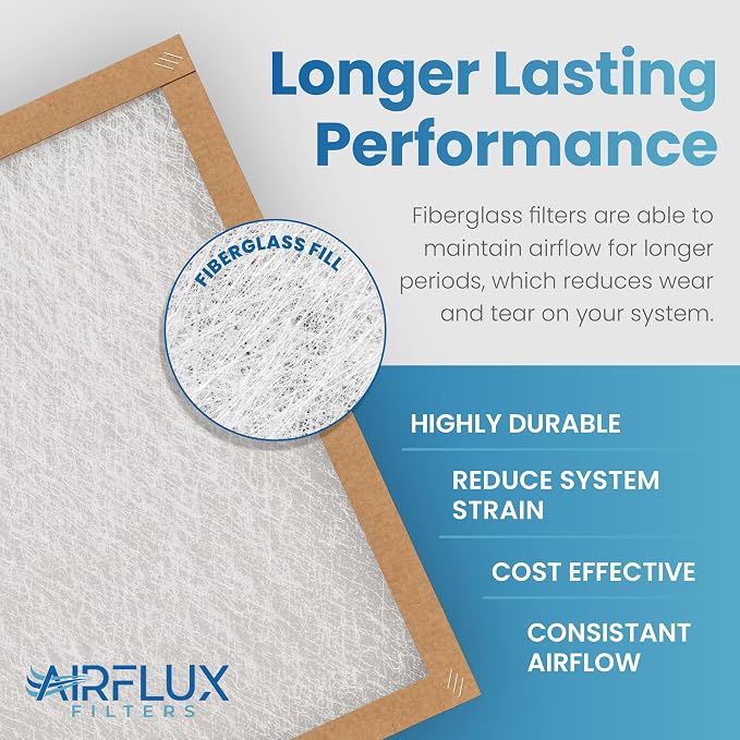 Fiberglass Air Filter -20x20x2Air Filter 12 Pack - Image 3