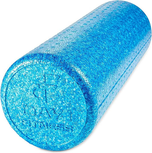 High-Density Round Foam Rollers - 4 Size and 8 Color Options - Massage Rollers for Stretching, Deep Tissue and Myofascial Release-FlexoryFit