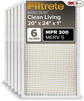 Filtrete 20x24x1 AC Furnace Air Filter, MERV 5, MPR 300, Capture Unwanted by Filtrete