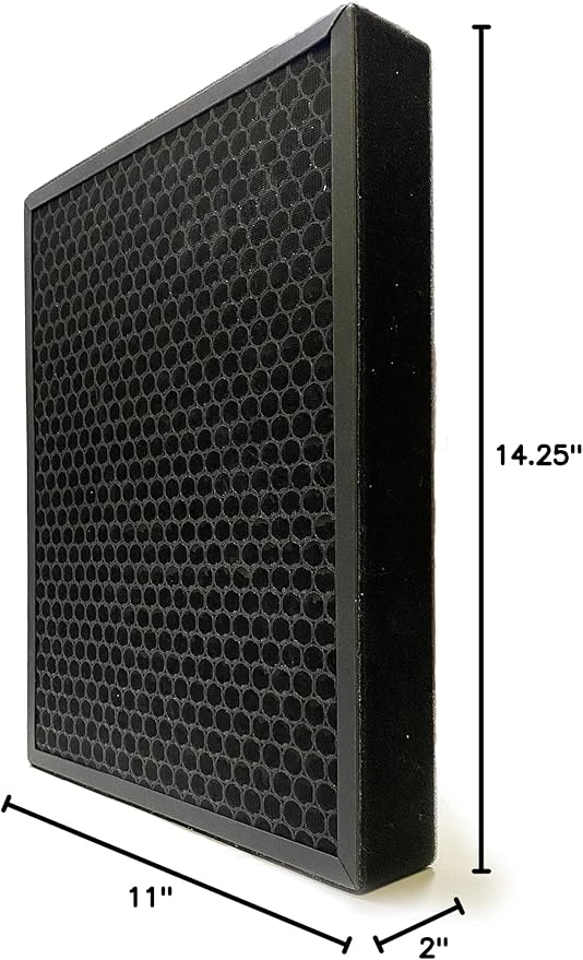 Nispira True HEPA Filter Replacement Compatible with Breathe 45i Smart Flex Air purifier. Compared to Part B4-Odor, B4-Fresh, FL40-Silver-Carbon, 2 Packs