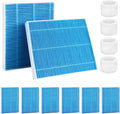 8-Pack 6000S Humidifier Wick Filter Replacement for LEVOIT Superior 6000S Smart Evaporative Humidifier + 4-Pack Top Fill Humidifier Replacement Filters,Efficiently Trap Large Particles & Minerals