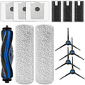 (13 Pack) X8 Pro Omni Replacement Parts Accessories Kit for ECOVACS DEEBOT X8 Pro Omni, X8 Omni Robot Vacuum, 1 Roller Brush, 2 Brush Rolleres, 4 Side Brushes, 3 Dust Bags, 3 HEPA Filters