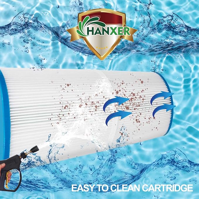 Swimming Pool Filter Replaces for C-8410, Filbur FC-0821, Jandy CS100, R0462200, PJANCS100, Ultral-B2, Porpoise PP-B6, 81007, 100 Sq.Ft Premium Filter Cartridge, 2 Pack