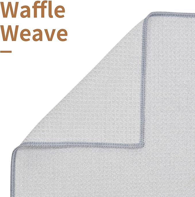 2 Pack Hot Yoga Towel with Grip Dot，Stickyfiber Yoga Mat Towels Non Slip for Hot Yoga,Absorbent Microfiber Sweat Anti-Slip Cover,Bikram,Pilates,Exercise,Fitness-FlexoryFit
