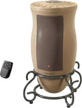 Lasko Oscillating Designer Ceramic Tower Space Heater for Home with Adjustable Thermostat, Timer and Remote Control, 16 Inches, 1500W, 6435