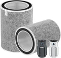 2Pack HP302 HP201 Replacement Filter Compatible with Shark HP201 HP202 HP302 HP301 HC502 AP1000 Air Purifier MAX, True Filter Cleans Up to 99.98% Particles Part # HE2FKBAS, HE2FKBASMB