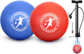 10 Inch Kickball Set, Playground Ball with Carrying Bag, Dodge Balls for Kids and Adults, Bouncing Sport Handball and Toy Ball, Outdoor Rubber Balls Official Camps and Schools Play Ball