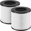Cayman 608 320 Replacement Filter Compatible with Okaysou Cayman 608, Cayman 320 Air Cleaner Purifier, 3-in-1 Filter of Activated Carbon and Fine Pre-Filter, 2 Packs