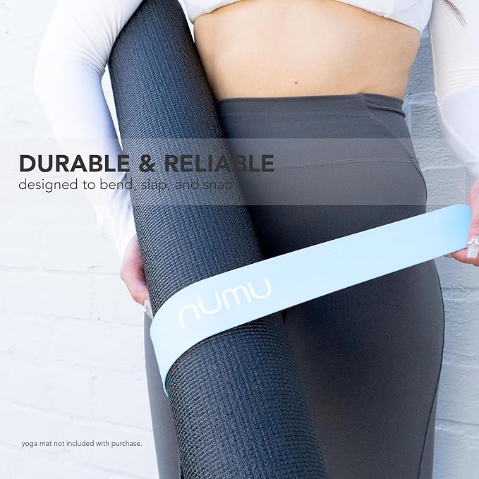 Numu Yoga Mat Strap Slap Band - Easy Snap On to Keep Exercise Mat Tightly Rolled and Secured for Yoga Mat Storage and Travel-FlexoryFit
