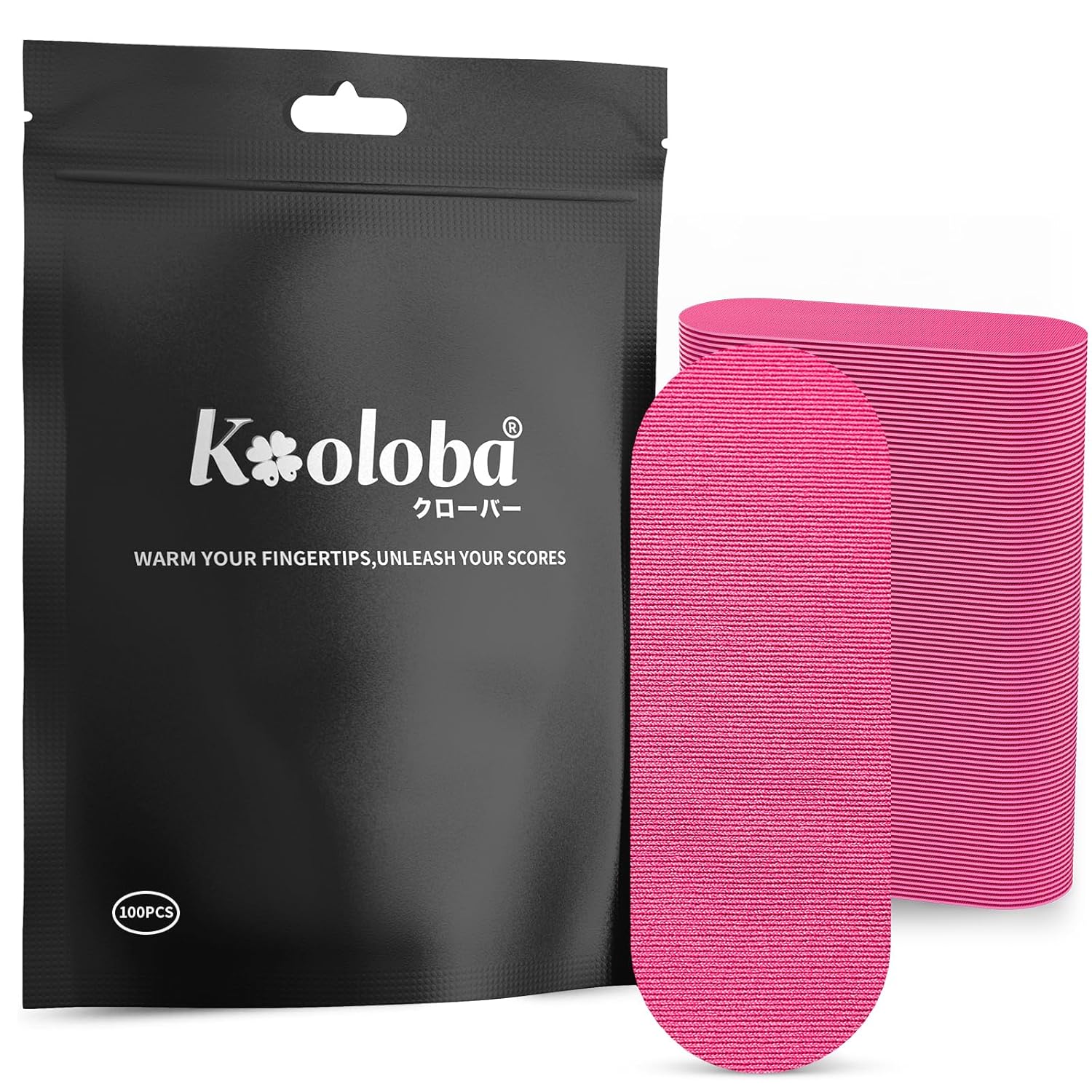 Bowling Tape Bowling Thumb Tape - Sweatproof, Pre Cut, Multiple Colors 100pcs (Hot Pink)