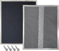 S99010308 Range Hood Charcoal Carbon Filters Replacement For Broan BPSF30 QS WS 99010308 And GE WB02X10707 Non-Ducted Range Hood,13.38 X 10.74 X 0.04 in Pack of 2