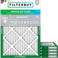 Filterbuy 28x30x1 Air Filter MERV 8 Essential Dust & Allergy Defense, by Filterbuy