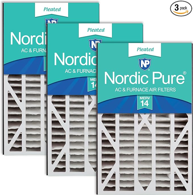 Nordic Pure 16x25x3 MERV 14 Trion Air Bear Cub Replacement 266649-101 Air by NordicPure