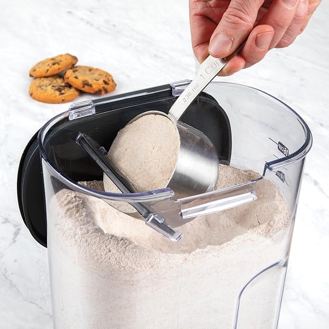 ProKeeper+ Airtight Food Storage Container Set – Clear Plastic Flour and Sugar - Image 7