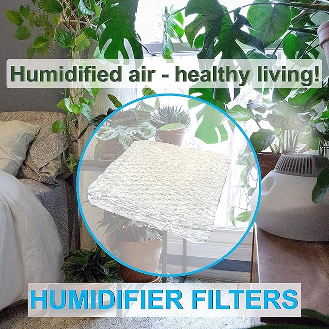 HQRP Pack of 3 Humidifier Wick Filters fits Sears Kenmore 14803, 14804, 14103, 14104, 14113, 14114, 14121, 14122 Humidifiers Coaster