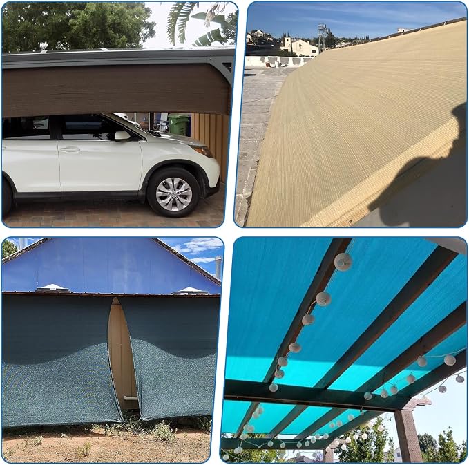 TANG Sun Shade Fabric Roll 8'x52' Shade Cloth - Image 2