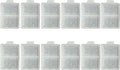 12 Packs Nispira Replacement Small Water Filter Compatible With Whisker City Automatic Pet Fountain For Cat Dog Size 2.75" x 1.75"