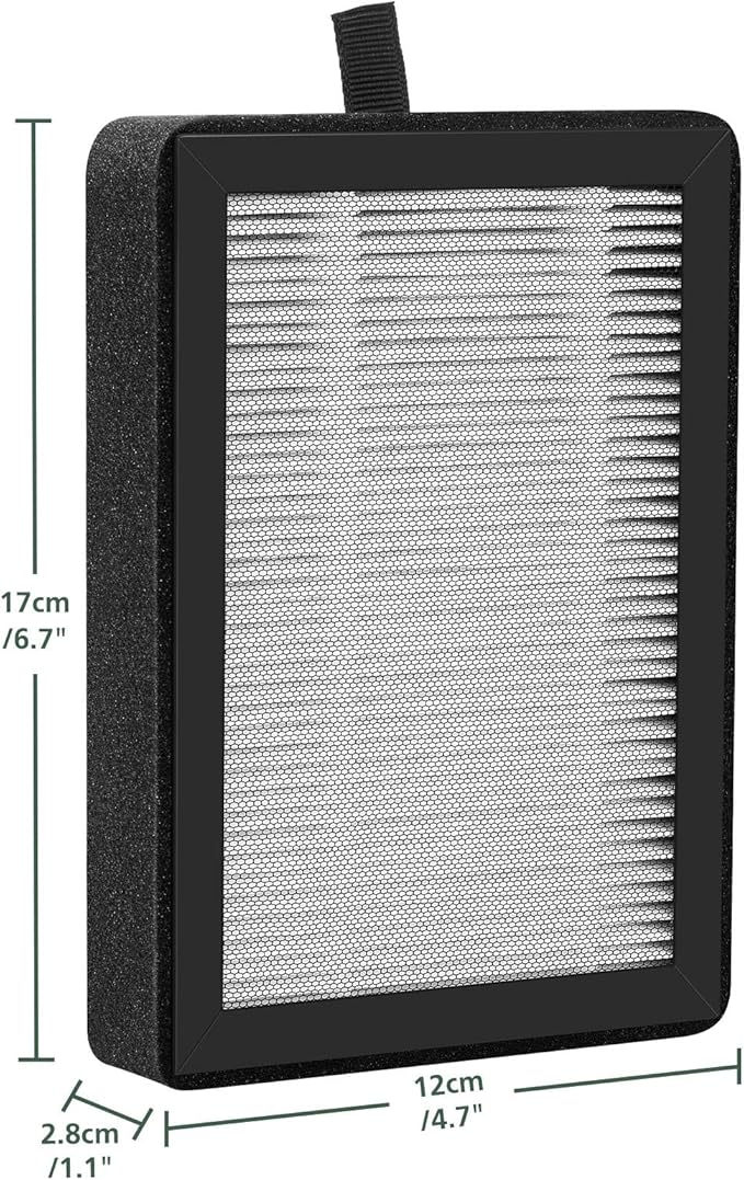 isinlive LV-H128 Air Purifier Replacement Filter Compatible with LEVOIT LV-H128/ PUURVSAS (HM669A) / ROVACS (RV60) 3-in-1 HEPA Filter, 4 Pack LV-H128 Filters and 30 Pack Aroma Pads