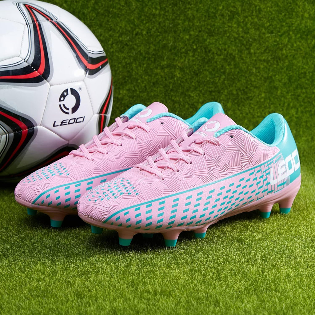 Soccer Cleats for Men's and Women's Outdoor Unisex Football Shoes Firm Rugby Boots