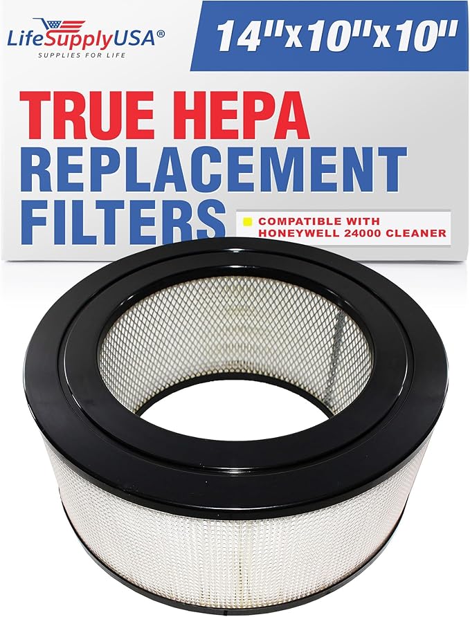 True HEPA Filter Replacement Compatible with Honeywell 24000 Air Purifier (1-Pack)
