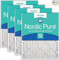 Nordic Pure 24x30x1 (Actual Size: 23 1/2 x 29 1/2 x 3/4) Pleated MERV 14 Air Filters 4 Pack