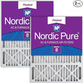 Nordic Pure 20x25x5 Lennox X6673_X6675 Replacement MERV 8 Air Filters 2 Pack by NordicPure