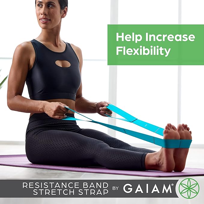 Gaiam Restore Resistance Band Stretching-FlexoryFit