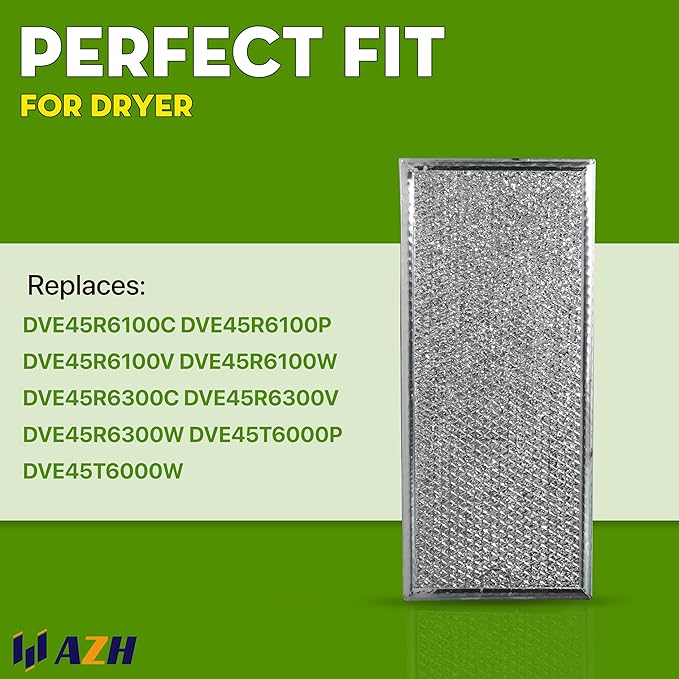 Set 2 Pack Grease Filter Shipped Replacement for Samsung ME18H704SFS ME18H704SFS/A2 ME18H704SFS/AA ME18H704SFS/AC Microwave
