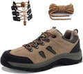 CC-Los Men's Waterproof Hiking Shoes Outdoor Comfortable Trekking Shoe Lightweight Working Sneaker