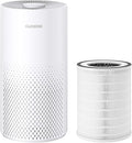 CUCKOO True HEPA Air Purifier Bundle with Extra Filter, Up to 456 sq. ft., 3-Stage Filter with H13 HEPA and Activated Carbon, Small Air Purifiers for Home Bedroom, White (CAC-I0510FW)