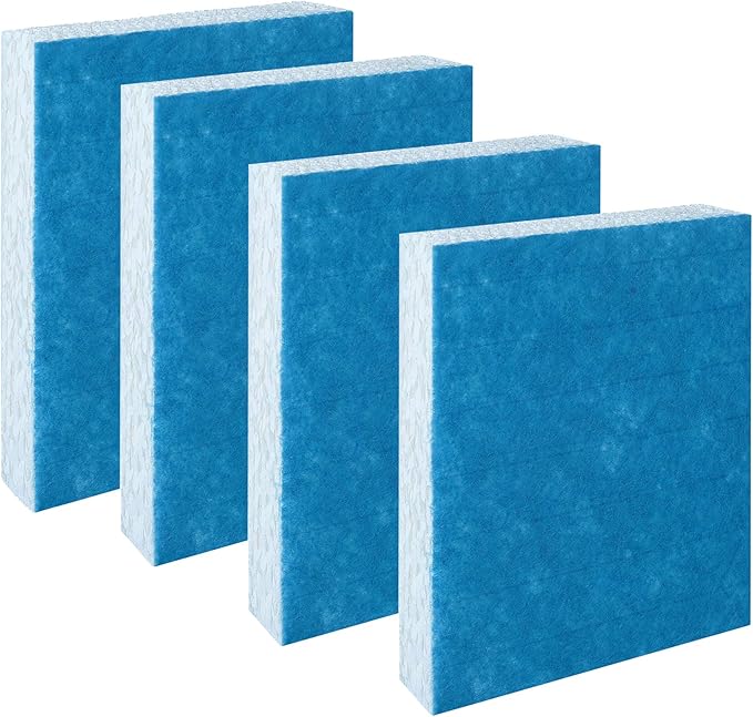 Humidifier Replacement Filters Compatible with Honeywell HFT600 HEV615 HEV615B HEV615W HEV620 HEV620B HEV620W HEV-615 HEV-615B HEV-615W HEV-620 HEV-620B HEV-620W -4 Pack