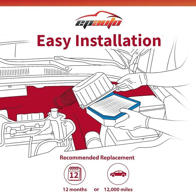 EPAuto GP551 Engine Air Filter, Replacement - Image 7