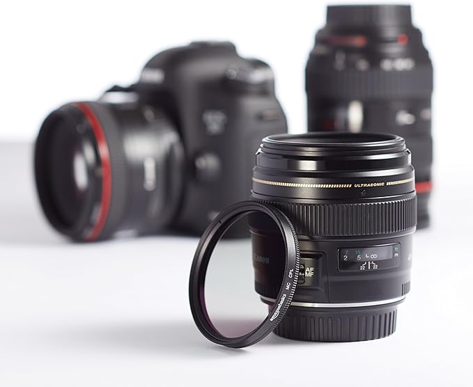 Amazon Basics Circular Polarizer Camera Lens Filter - 52 mm