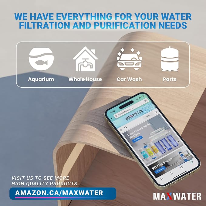 Max Water 10 Micron 20 x 4.5 Sediment Filter 20 inch Whole House BB Water - Image 7