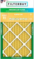 Filterbuy 12x30x1 Air Filter MERV 11 (MPR 1200) Allergen Defense Replacement (1-Pack), Electrostatic Pleated HVAC AC Furnace Filters, Made in USA (Actual Size: 11.88 x 29.88 x 0.75)