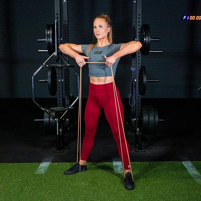 SERIOUS STEEL FITNESS Assisted 41" Pull-Up Band, Resistance & Stretch, Powerlifting & Pull-up Assist Loop (Single Band)-FlexoryFit