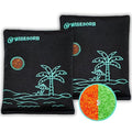 500g x 2pcs Rechargeable Desiccant Packs, Reusable Car Dehumidifier, Microwave Reactivated Silica Gel Packets Moisture Absorber with Color Indicating for Safe Closet Basement Garage