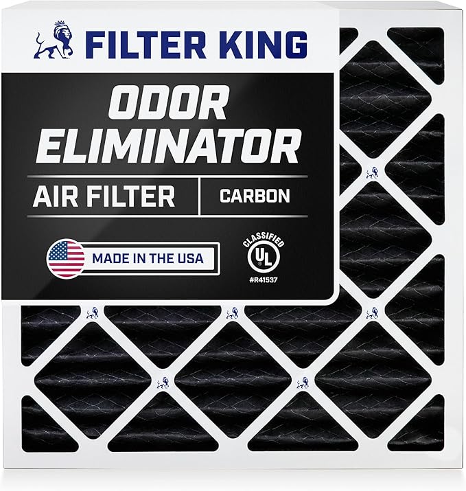 Filter King 2.75x21.75x1 Air Filter | 4-PACK | Carbon MERV 8 HVAC Pleated A/C by FilterKing